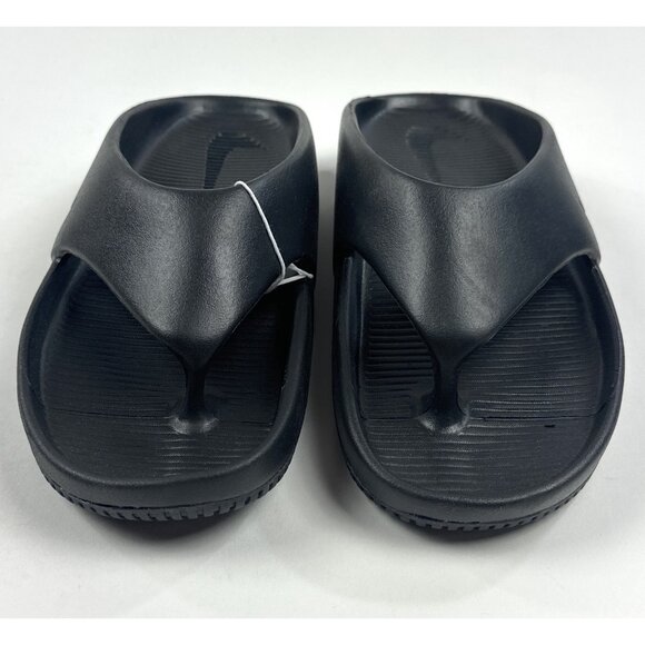 Nike Calm Flip Flop Womens 8 Triple Black Sandals Slides Casual FD4115-001 - Picture 4 of 9